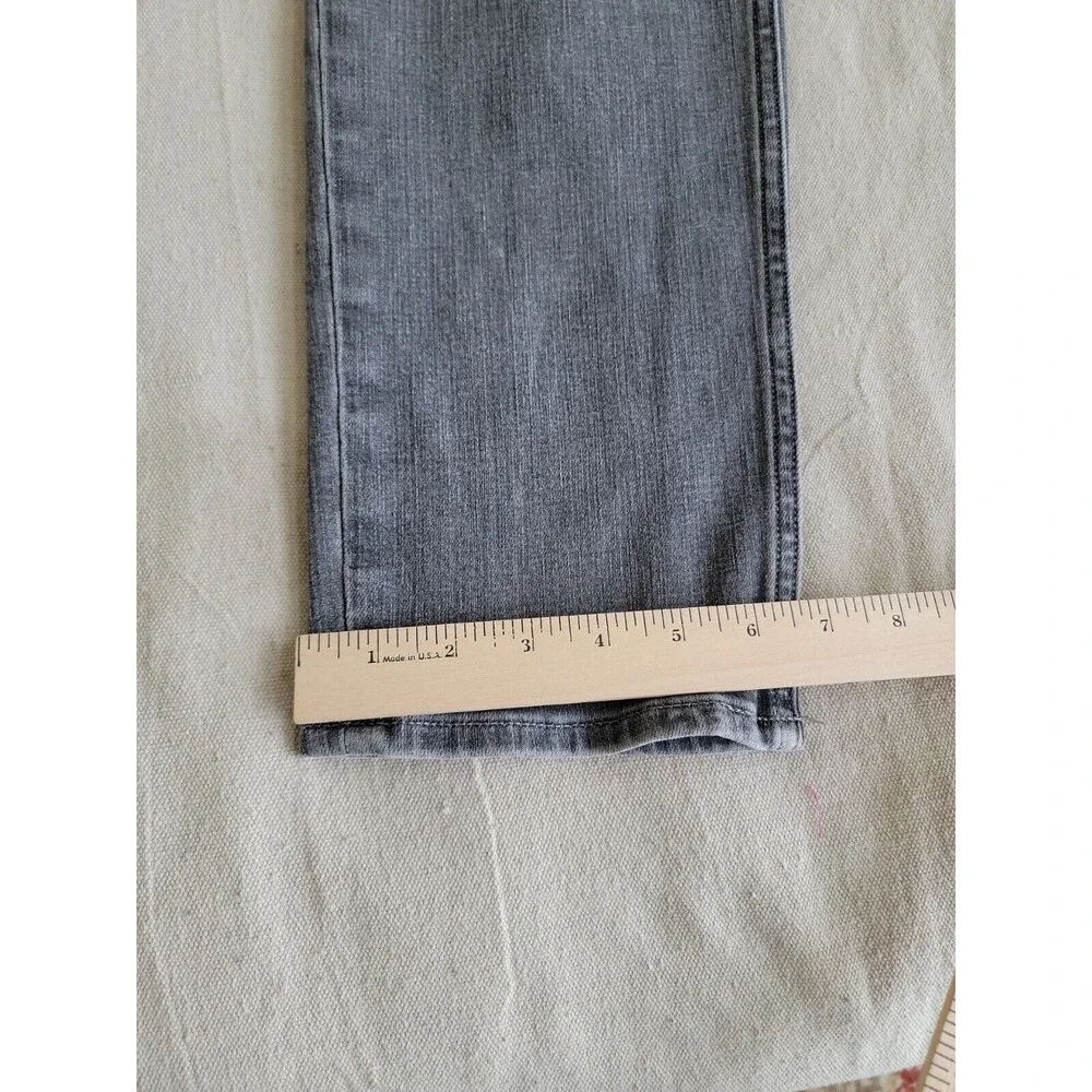Banana Republic Mens 34x34.5 Jeans Tapered Athletic Fit Gray Mid Rise Stretch‎